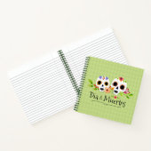 Floral Sugar Skulls Dia de Muertos | Notizbuch (Innenseite)