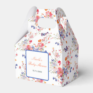 Floral Summer Butterfly Baby Dusche Geschenkschachtel