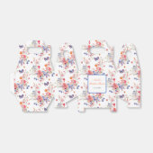 Floral Summer Butterfly-Brautparty Geschenkschachtel (Ungefaltet)
