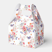 Floral Summer Butterfly-Brautparty Geschenkschachtel (Rückseite)