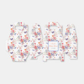 Floral Summer Butterfly-Brautparty Geschenkschachtel (Ungefaltet)
