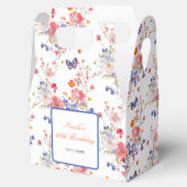 Floral Summer Butterfly Geburtstag Geschenkschachtel (Geöffnet)