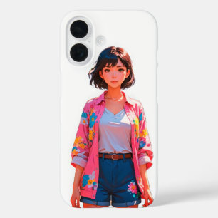 Floral Summer Chic iPhone 16 Fall Hülle