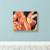 Floral Sunset Hues Leinwand (Insitu (Holzboden))