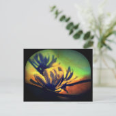 Floral Sunset View Postkarte (Stehend Vorderseite)