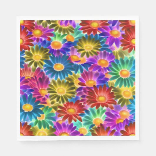 Floral Sunshine #444 - Paper Napkin Serviette (Vorderseite)