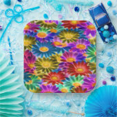 Floral Sunshine #444 - Papierplatte Pappteller (Party)