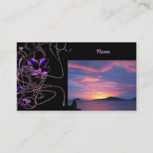 Floral Sunshine Business Card Visitenkarte