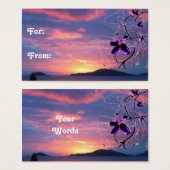 Floral Sunshine Geschenkmarke (Vorne & Hinten)