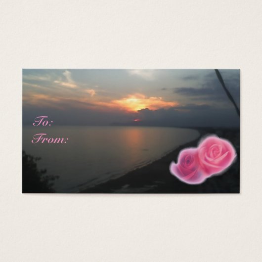 Floral Sunshine Geschenkmarke (Vorderseite)