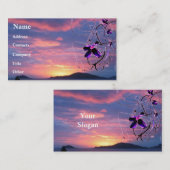 Floral Sunshine Visitenkarte (Vorne/Hinten)