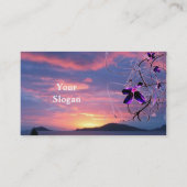 Floral Sunshine Visitenkarte (Rückseite)