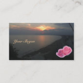 Floral Sunshine Visitenkarte (Rückseite)