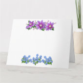 Floral Super Mama Karte (Rückseite)