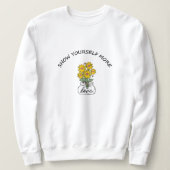 Floral sweatshirt for women (Design vorne)