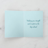 FLORAL SWEEP SYMPATHY CARD DANKESKARTE (Innenseite)