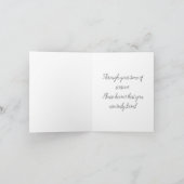 Floral Sympathie Karte Love You (Innenseite)