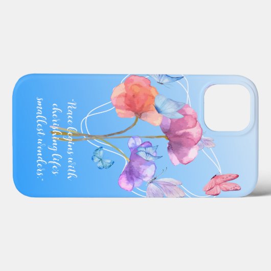 Floral Symphony Case-Mate iPhone Hülle (Rückseite (Horizontal))