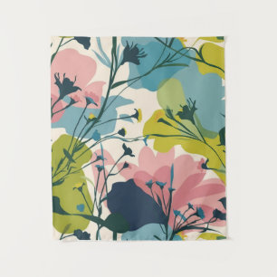 "Floral Symphony": Ein kinematisches Vector Patter Wandteppich