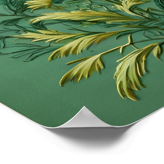 Floral Symphony Harmony Poster (Ecke)