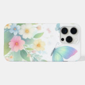 Floral Symphony 🌸 🦋 iPhone Hülle (Rückseite (Horizontal))