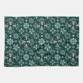 Floral Symphony Pattern Geschirrtuch (Horizontal)