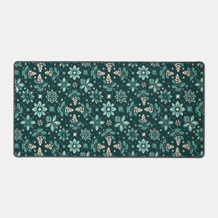 Floral Symphony Pattern Schreibtischunterlage