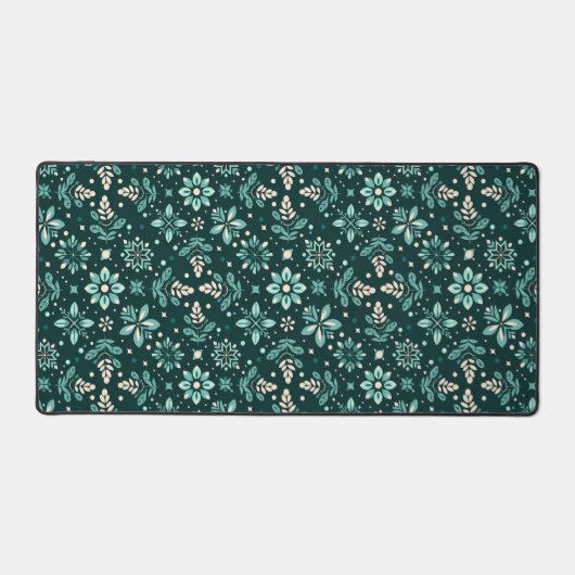 Floral Symphony Pattern Schreibtischunterlage (Vorderseite)