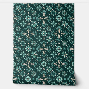 Floral Symphony Pattern Tapete