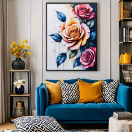 Floral Symphony Poster