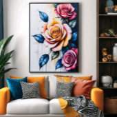 Floral Symphony Poster