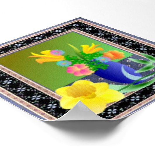 Floral Symphony Poster (Ecke)