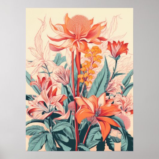 Floral Symphony Poster (Vorne)