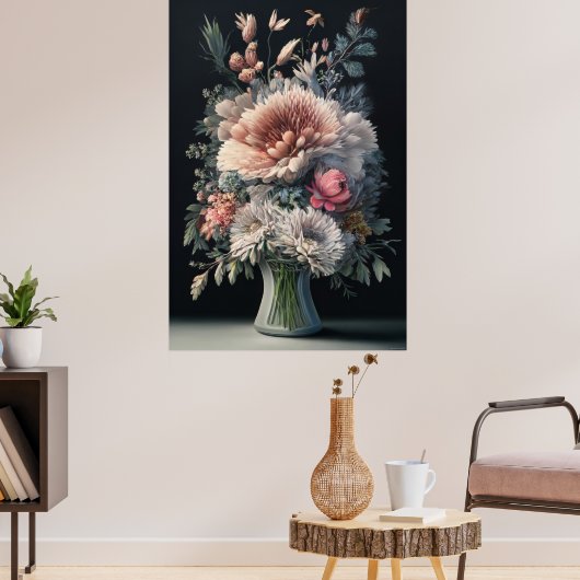 Floral Symphony Poster (Wohnzimmer 3)