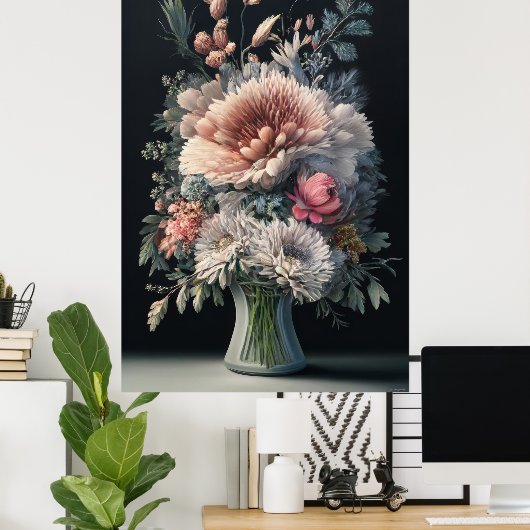 Floral Symphony Poster (Heimbüro)