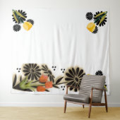 "Floral Symphony" Wandteppich (Beispiel (Horizontal))