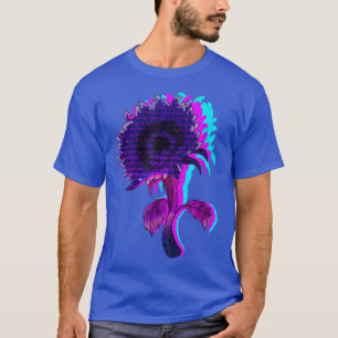 Floral Synthwave Hippie Blume Retro 90er Vaporwave T-Shirt