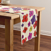 Floral table runner - lässiger schicker Speisesaal Kurzer Tischläufer (Beispiel)
