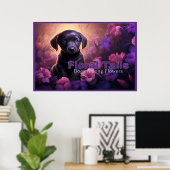 Floral Tails Poster (Heimbüro)