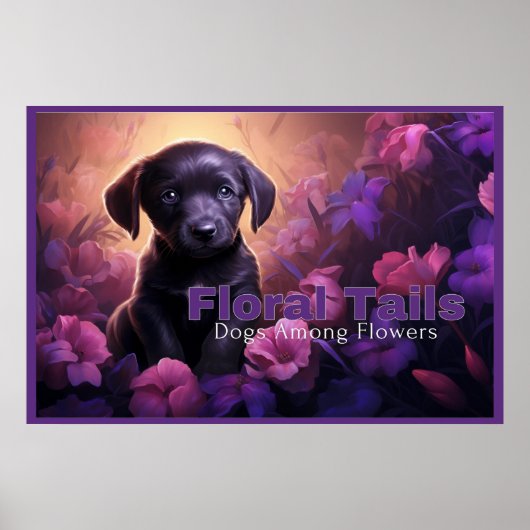 Floral Tails Poster (Vorne)