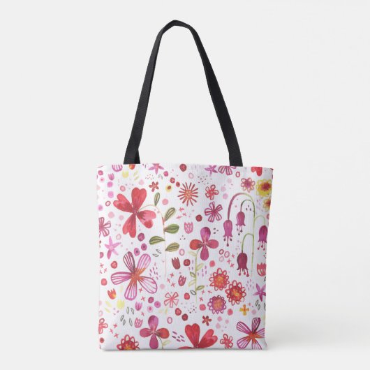 Floral Tasche (Rückseite)