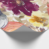 Floral Tattoo Geschenkpapier (Ecke)