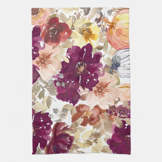 Floral Tattoo Geschirrtuch (Vertikal)