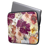 Floral Tattoo Laptopschutzhülle (Vorderseite Links)