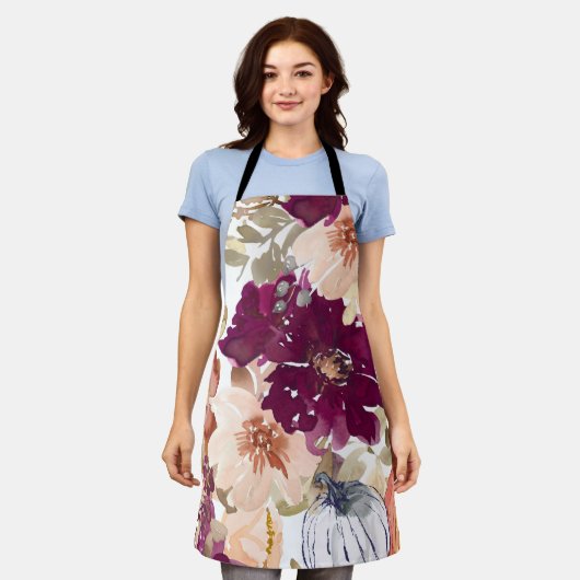 Floral Tattoo Schürze (Getragen)