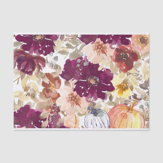 Floral Tattoo Seidenpapier (Vorderseite)