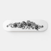 Floral Tattoo Skateboard (Horizontal)