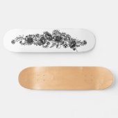 Floral Tattoo Skateboard (Horizontal)