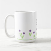 Floral Teacher Akrostic Design Kaffeetasse (Links)
