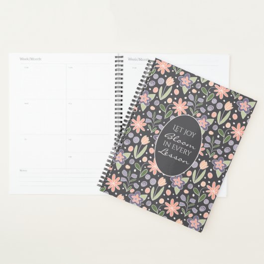 Floral Teacher Planner - Let Joy Bloom Design Planer (Anzeige)